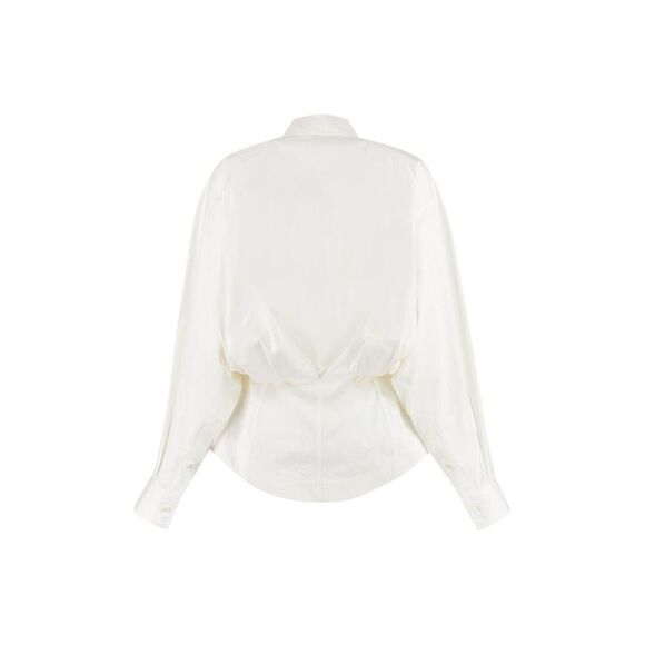 BOTTEGA VENETA White Poplin Shirt Women IVORY T-Shirts & Tops